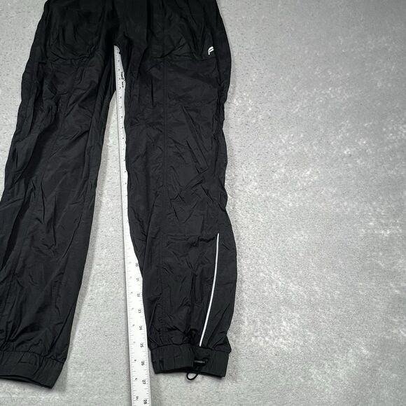 Fabletics Pants Windbreaker Womens Size Small Black Tapered Fit Nylon Pockets - Picture 9 of 14